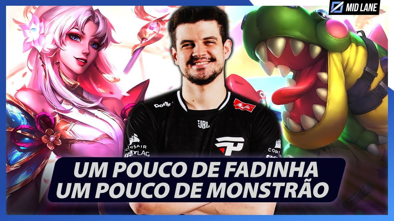 Às quartas JOGAMOS DE LUX 💅 E de CHO'GATH MONSTRÃO também! 🦖