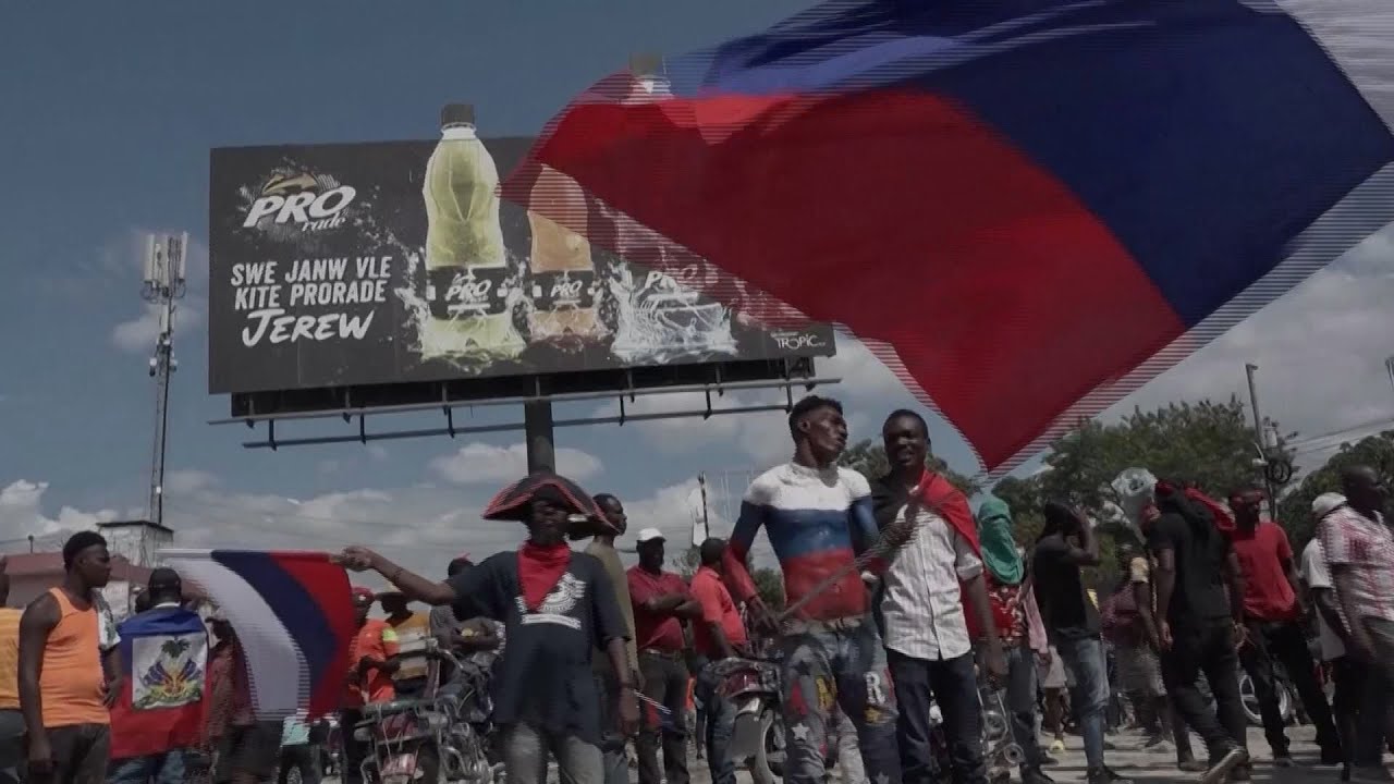 Haitian Protest Against Foreign Intervention