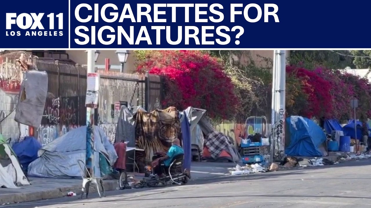 Skid Row residents claim people were offered money, cigarettes for petition signatures