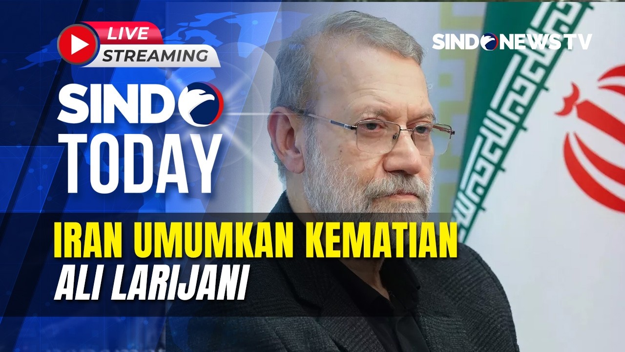 IRAN UMUMKAN KEMATIAN ALI LARIJANI | FULL SINDO TODAY | 19/03