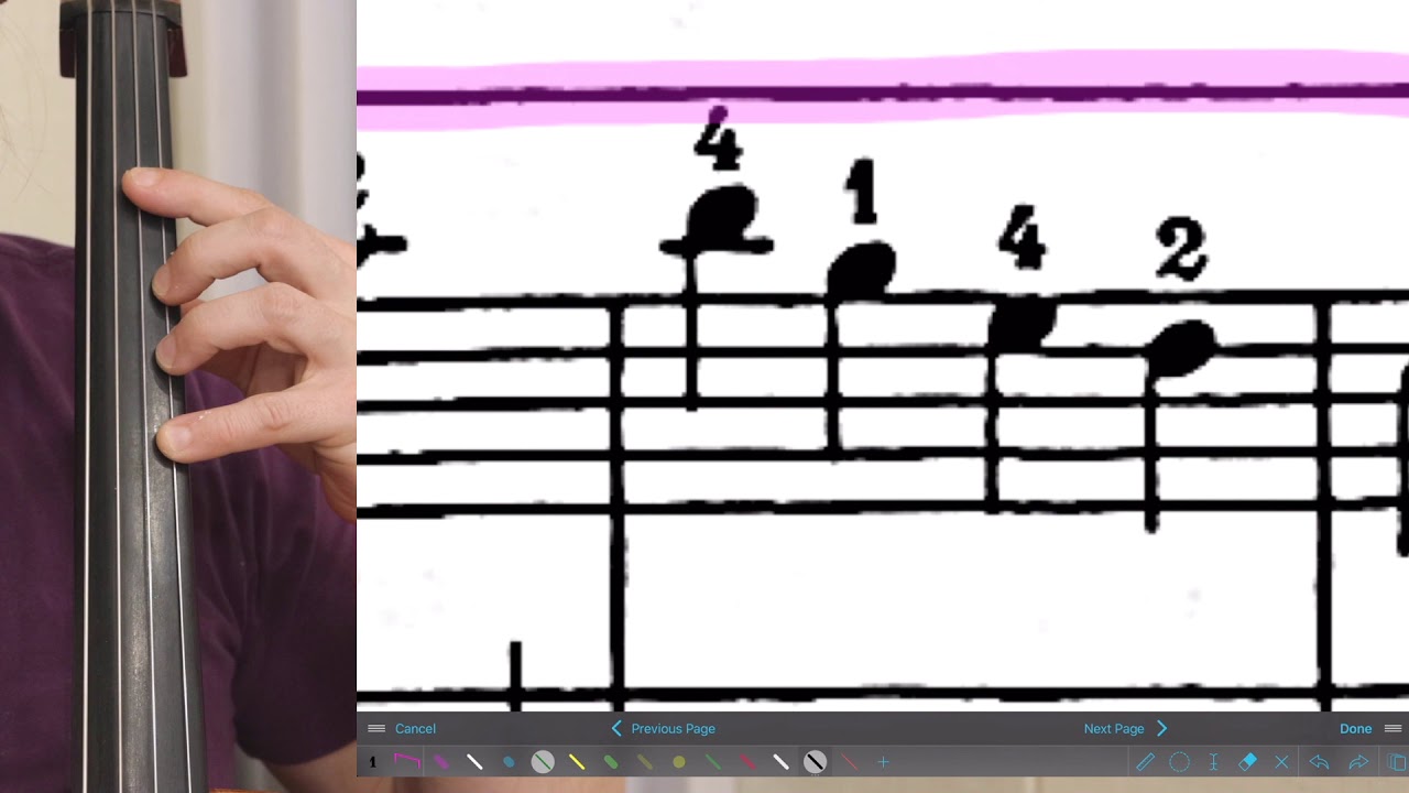 Understanding Brackets and Hidden Double Stops in Dotzauer Vol.1 Etude.13 | Online Cello Lessons