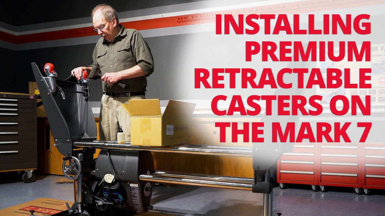 Installing Premium Retractable Casters on the Mark 7 | Shopsmith Woodworking