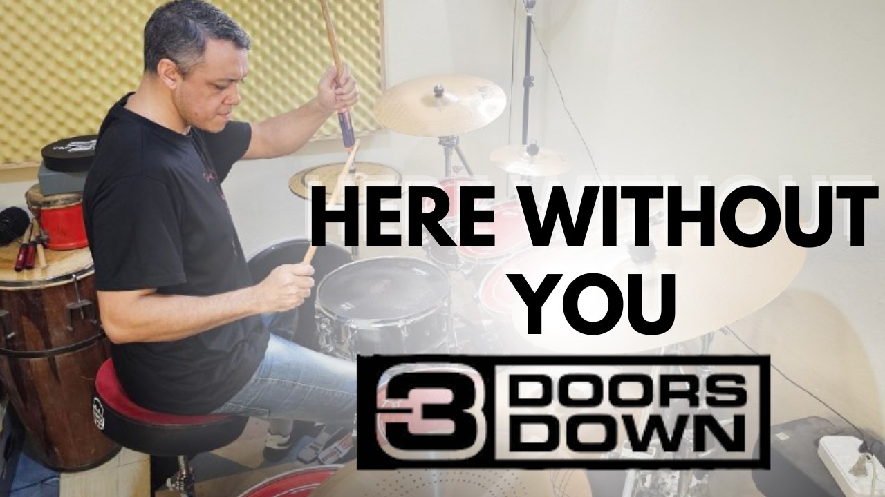 Here Without You – Drum Cover | Tribute to Brad Arnold (3 Doors Down) 🕊️ “Thank You, Brad 🕊️”