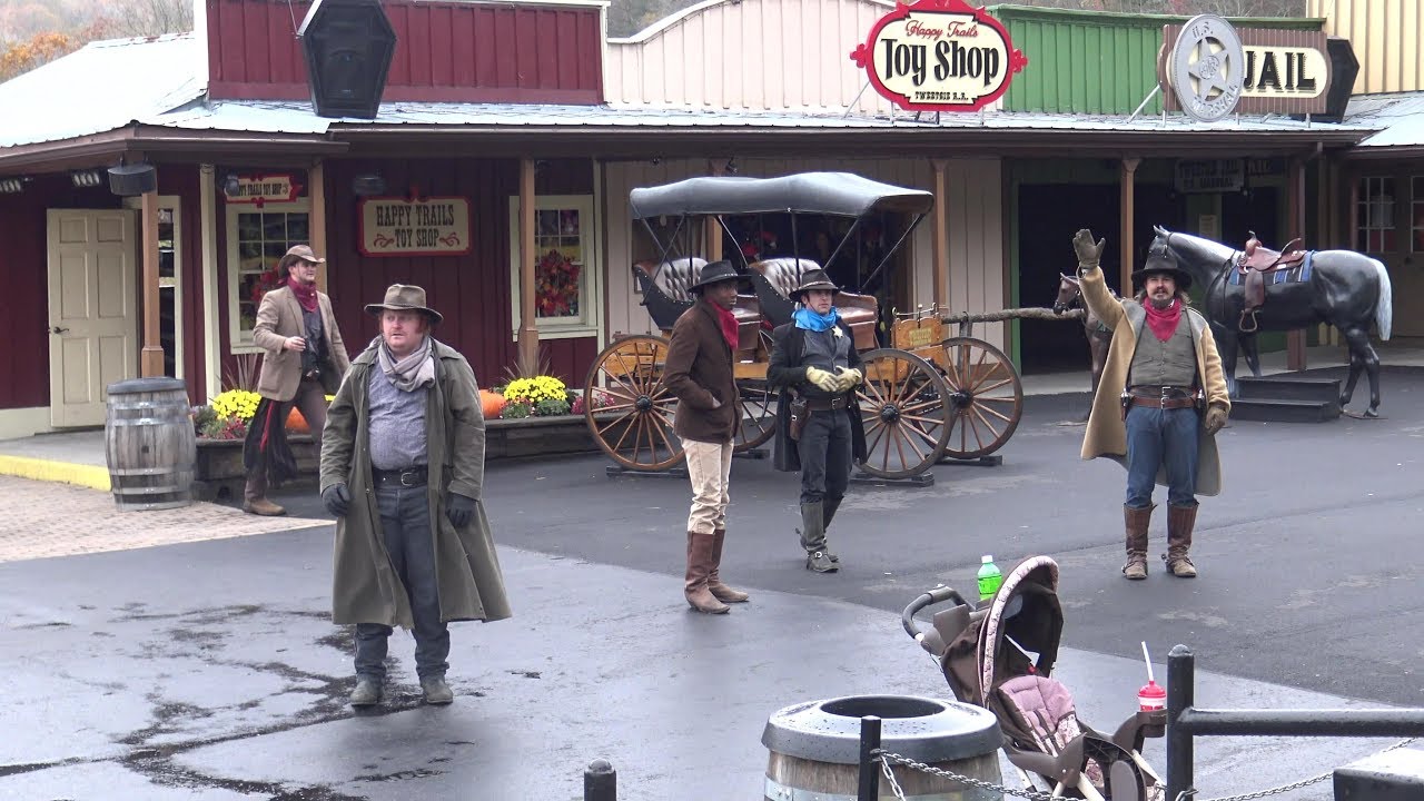 The First Train Ride On The Last Day Of The Season At Tweetsie Railroad 10-29-17