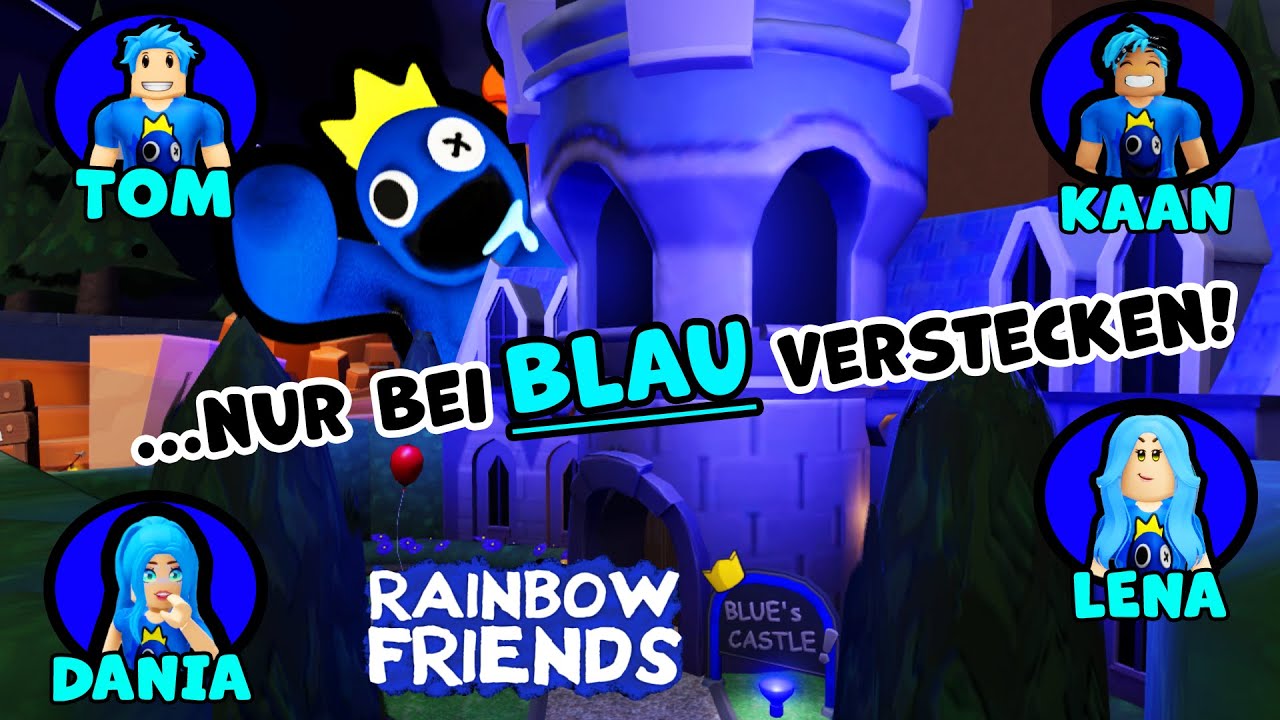ICH DARF MICH NUR BEI 1 FARBE VERSTECKEN bei XXL Hide and Seek Rainbow Friends Chapter 2...