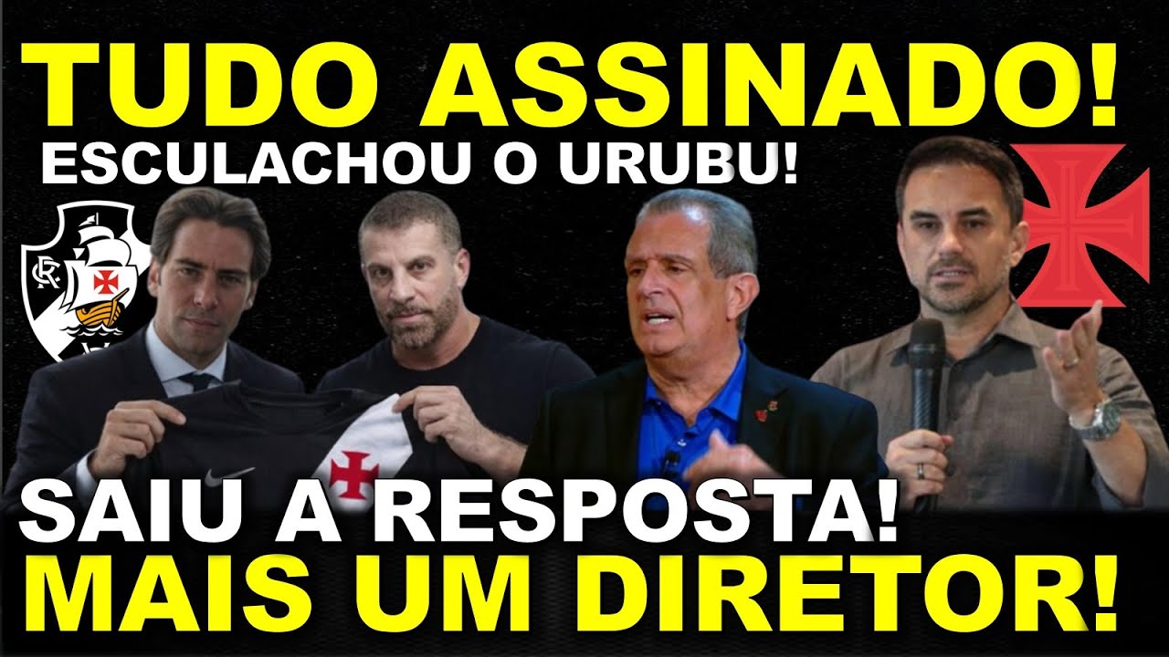 EU AVISEI TUDO! EST&Aacute; TUDO ASSINADO I ESCULACHO NO URUBU I NOVO DIRETOR I NOVA RESPOSTA HIST&Oacute;RICA E+