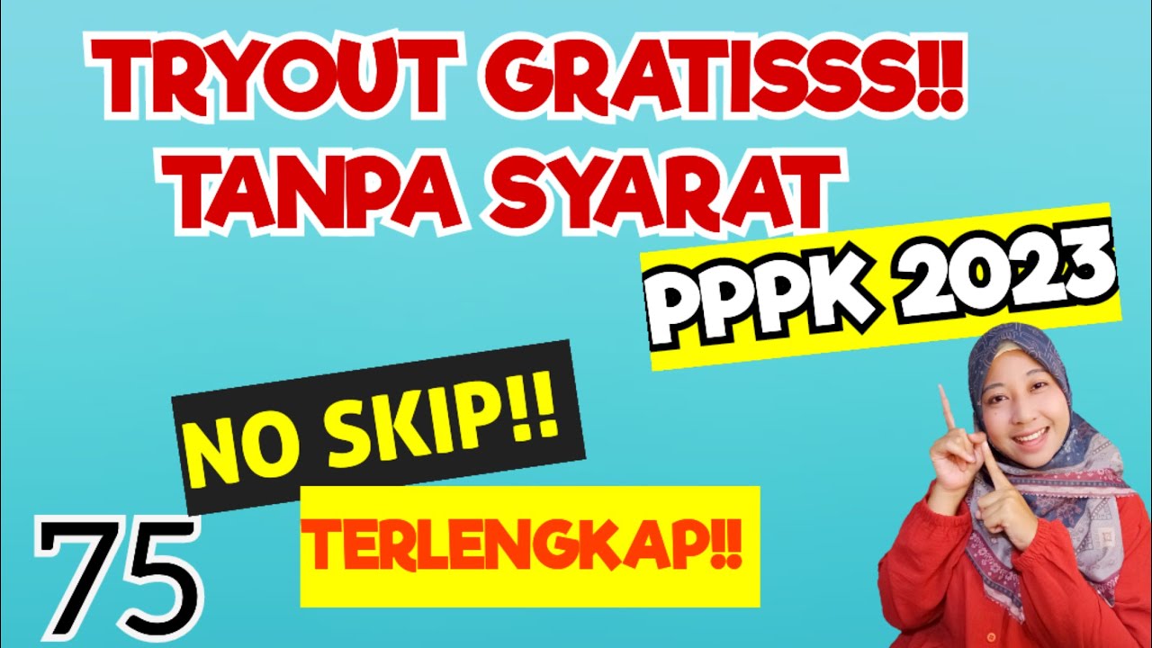🔴TRYOUT PPPK GRATISS TANPA SYARAT!! TERLENGKAP MANAJERIAL, SOSIAL KULTURAL, WAWANCARA PPPK 2023