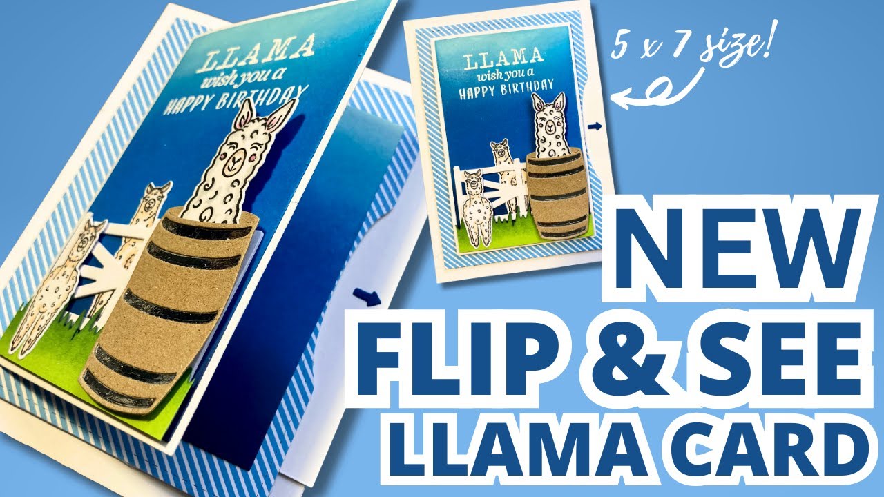 NEW 5 x 7 Flip & See Card