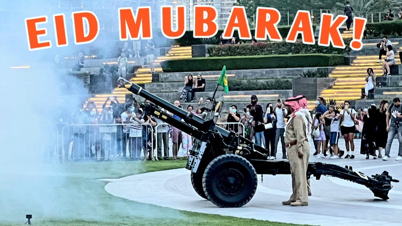 BURJ PARK RAMADAN CANNON FIRING 2022 DONE BY DUBAI POLICE