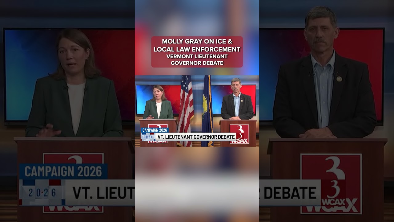 Molly Gray on ICE - WCAX lieutenant governor debate