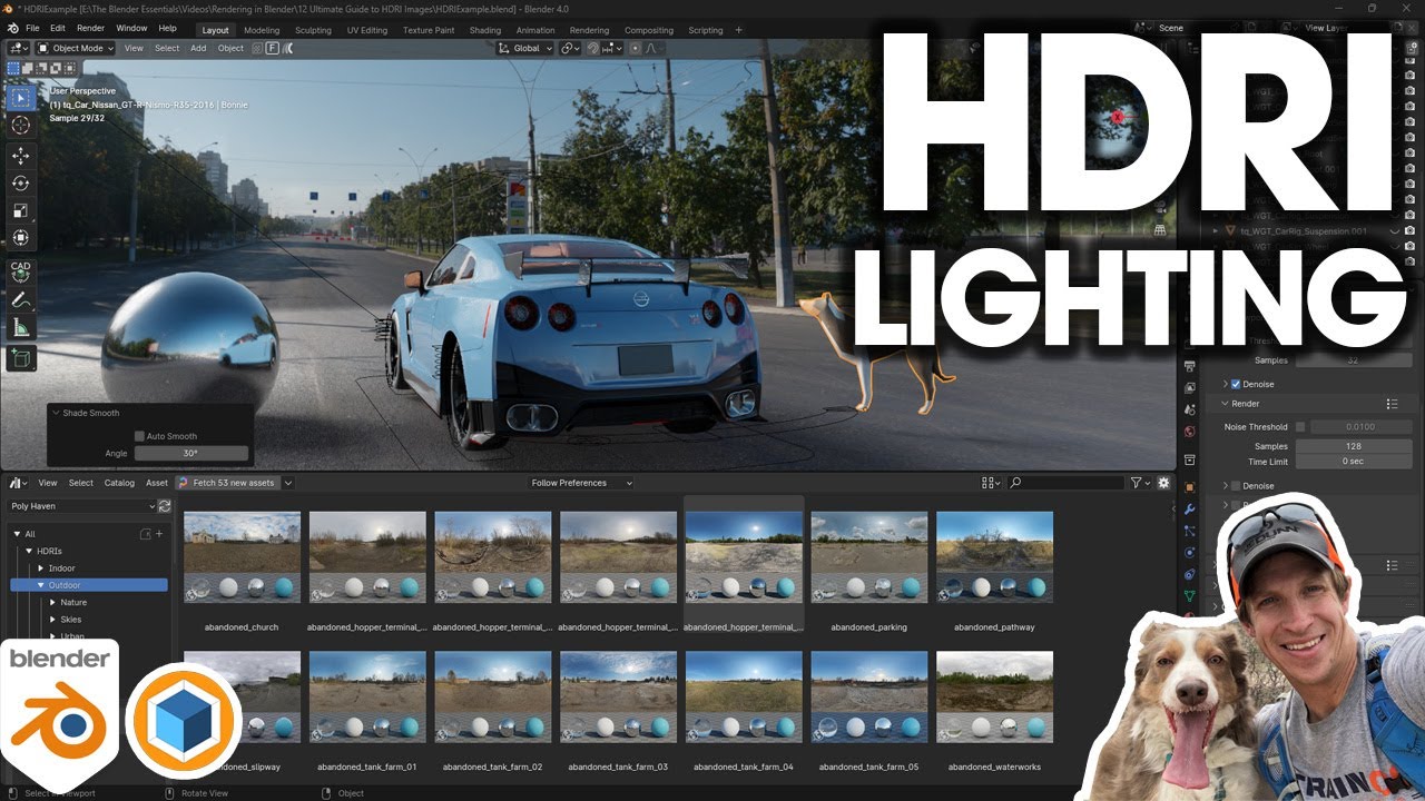 ПОЛНОЕ РУКОВОДСТВО по HDRI-освещению в Blender!