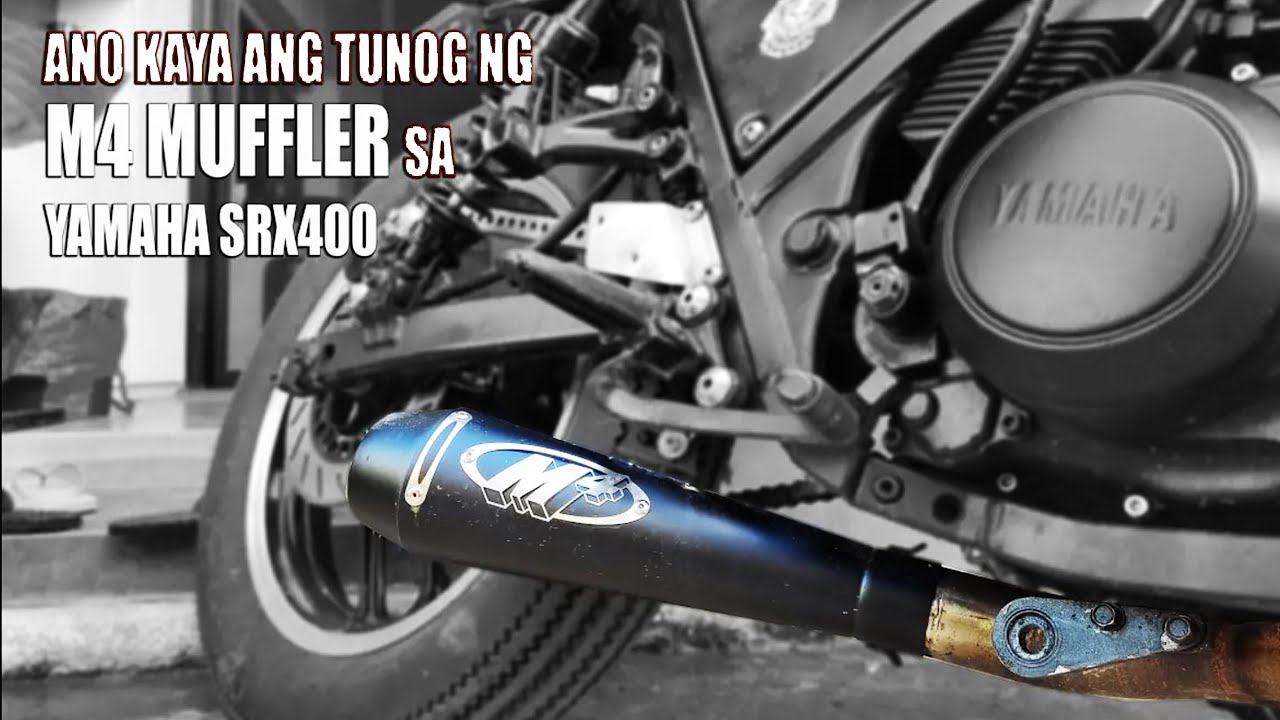 EP.15 M4 MUFFLER INSTALLATION AND SOUND CHECK | '86 YAMAHA SRX400 'CAFERACER BUILD'
