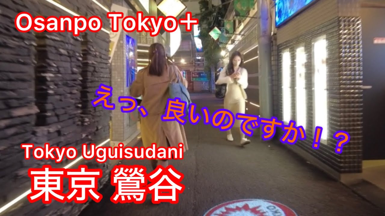【4k】Osanpo Tokyo Uguisudani お散歩鶯谷 2024.11.30