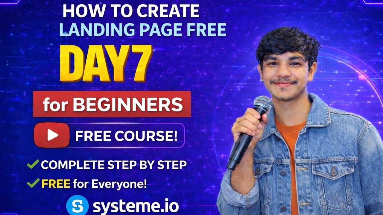 How to create landing page free // systeme.io se landing page kaise banaye free me 2026 // 