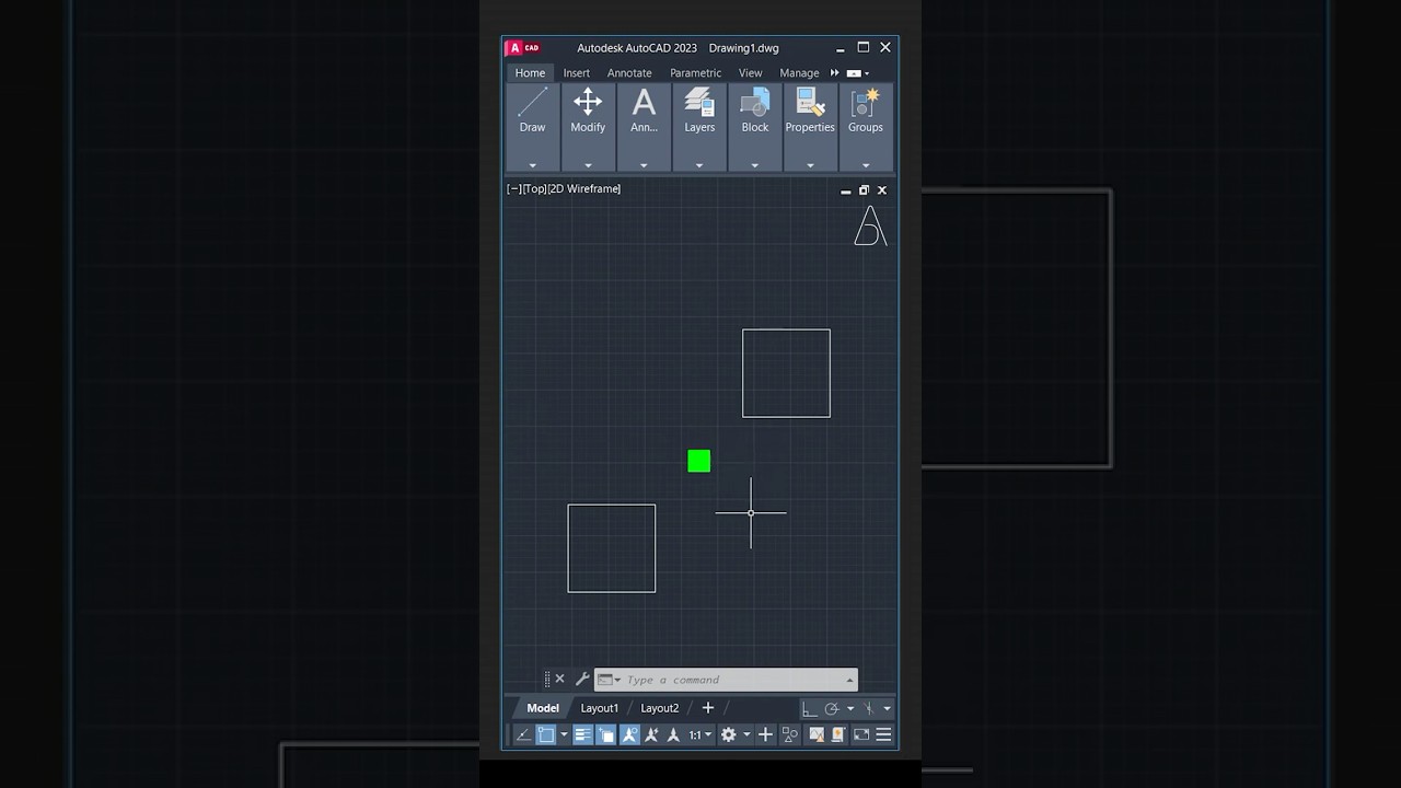 Move (m2p) - AutoCAD Tutorial #autocad