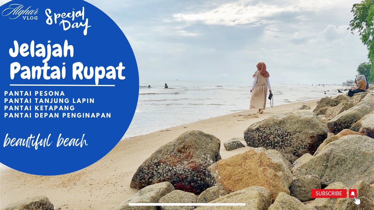 Jelajah Pantai di Pulau Rupat Utara | Pantai Tanjung Lapin, Pantai Ketapang, Pantai Pesona