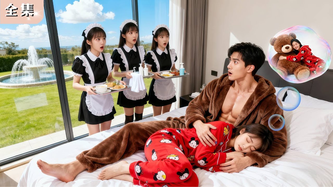 禁慾總裁從不讓女人進臥室，沒想到可憐鄉下妹夢遊把他當泰迪熊抱緊！一夜心防全破！#總裁 #甜寵 #熱門短劇 #drama #chinesedrama