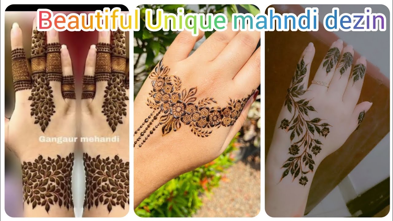 New beautiful and unique mahndi dezins #viralvideo #fashionstyals #fashionndesigns 