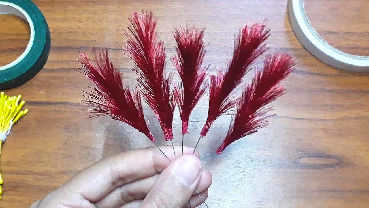 Amazing ribbon flowers 🔥 | how to make DIY ribbon flower craft easy !
