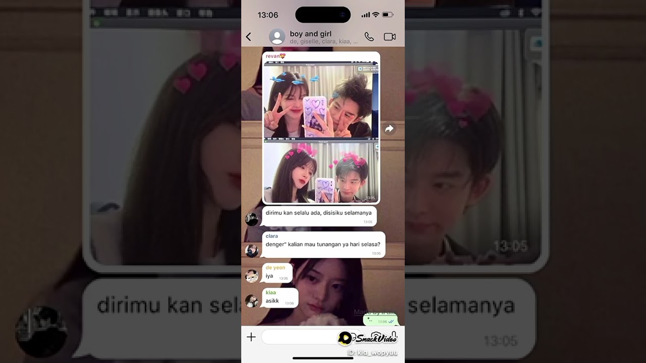 Drama POV chat: cinta sejati yang bukan milikku 