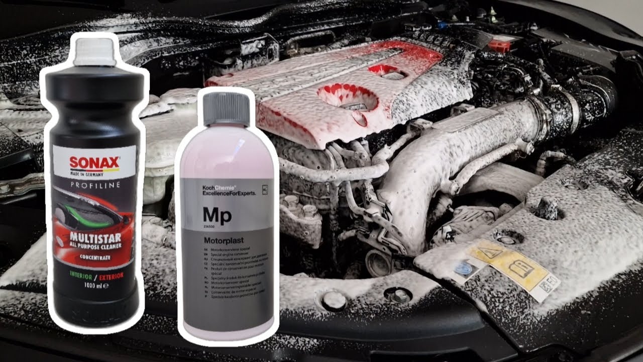 How To Safely Clean Your Engine Bay With Sonax Multistar APC & Koch Chemie Mp Motorplast