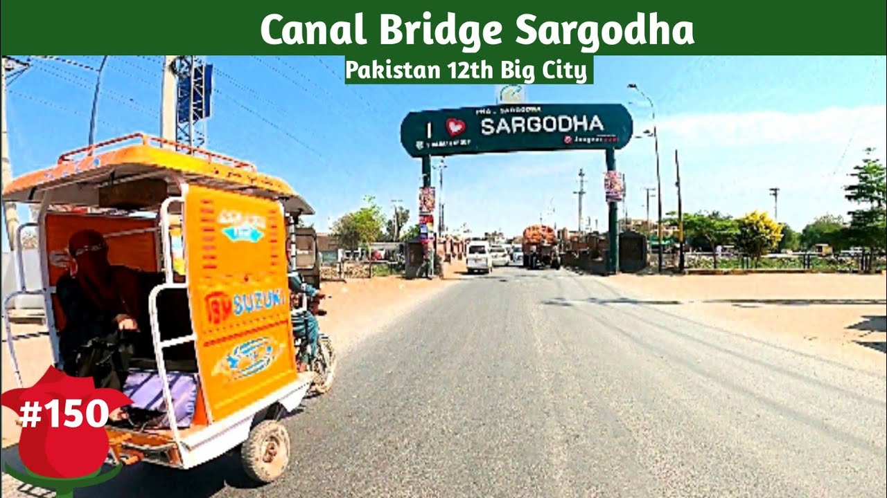 Walking In Sargodha Around  Canal Bridge #EastWalks