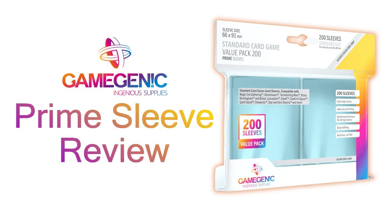 The Best Sleeves Series | Gamegenic: Prime Sleeves Review