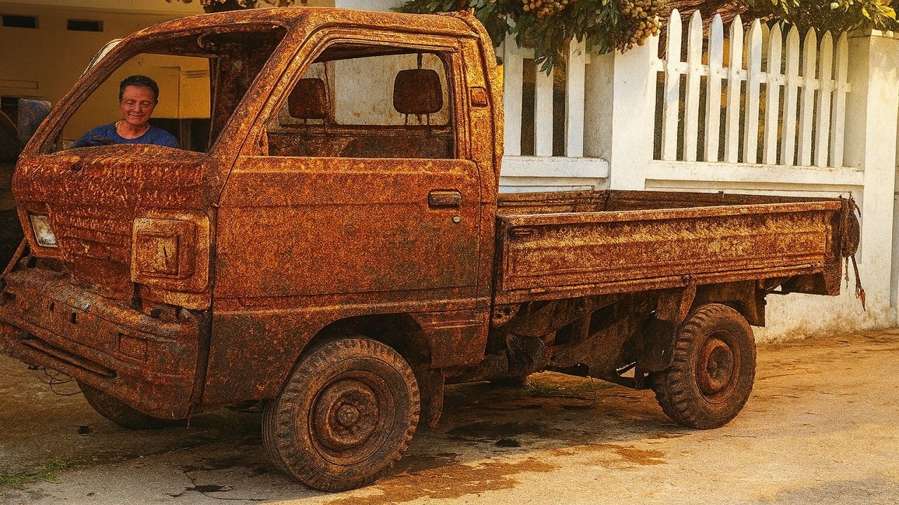 Complete Restoration Of SUZUKI Car Truck After Accident And Submerged In A River For Any Years