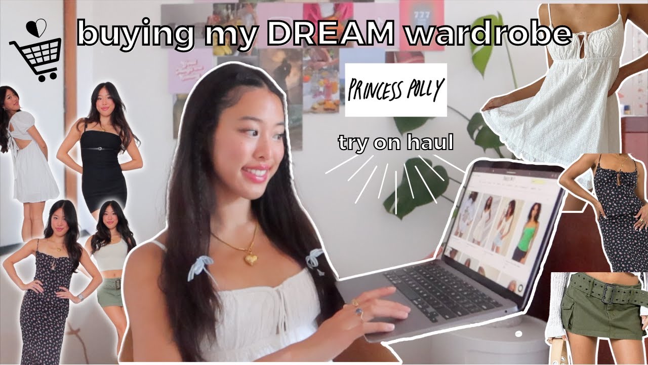 buying my ULTIMATE DREAM WARDROBE with Princess Polly!! trendy clothing haul