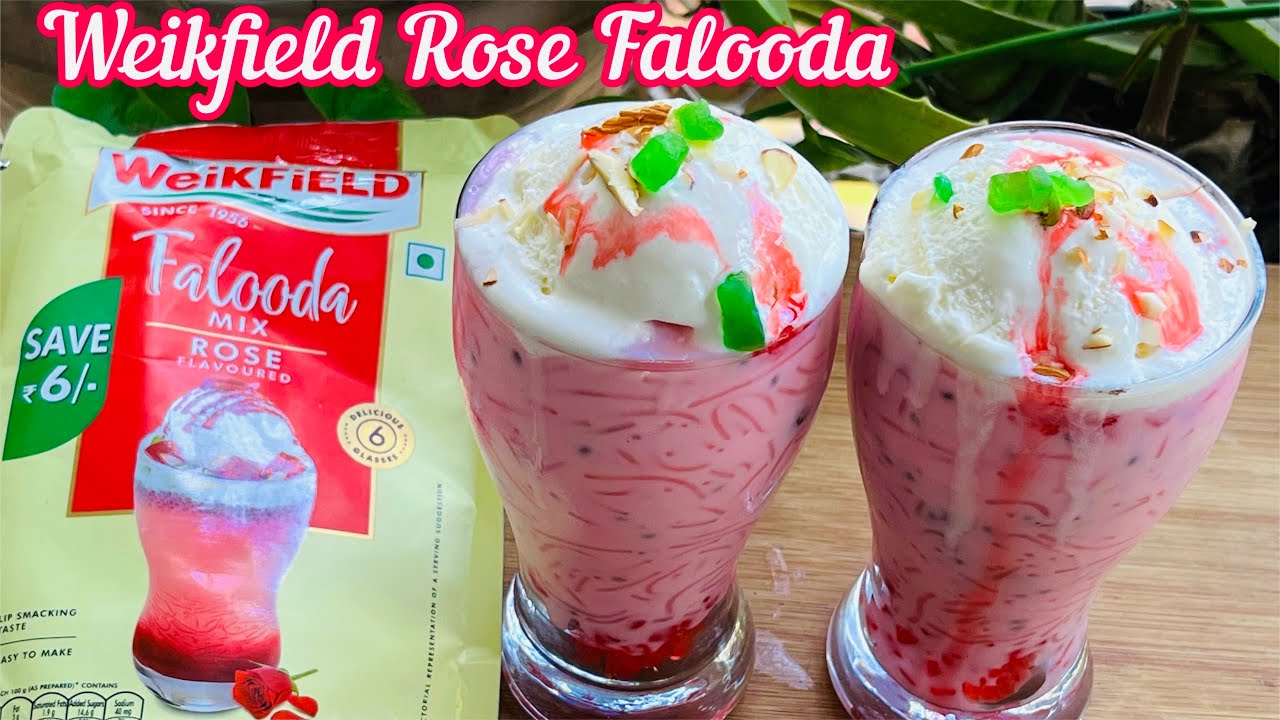 Weikfield Rose Falooda | Weikfield Falooda Mix Recipe | Weikfield Rose Falooda Mix | Weikfield