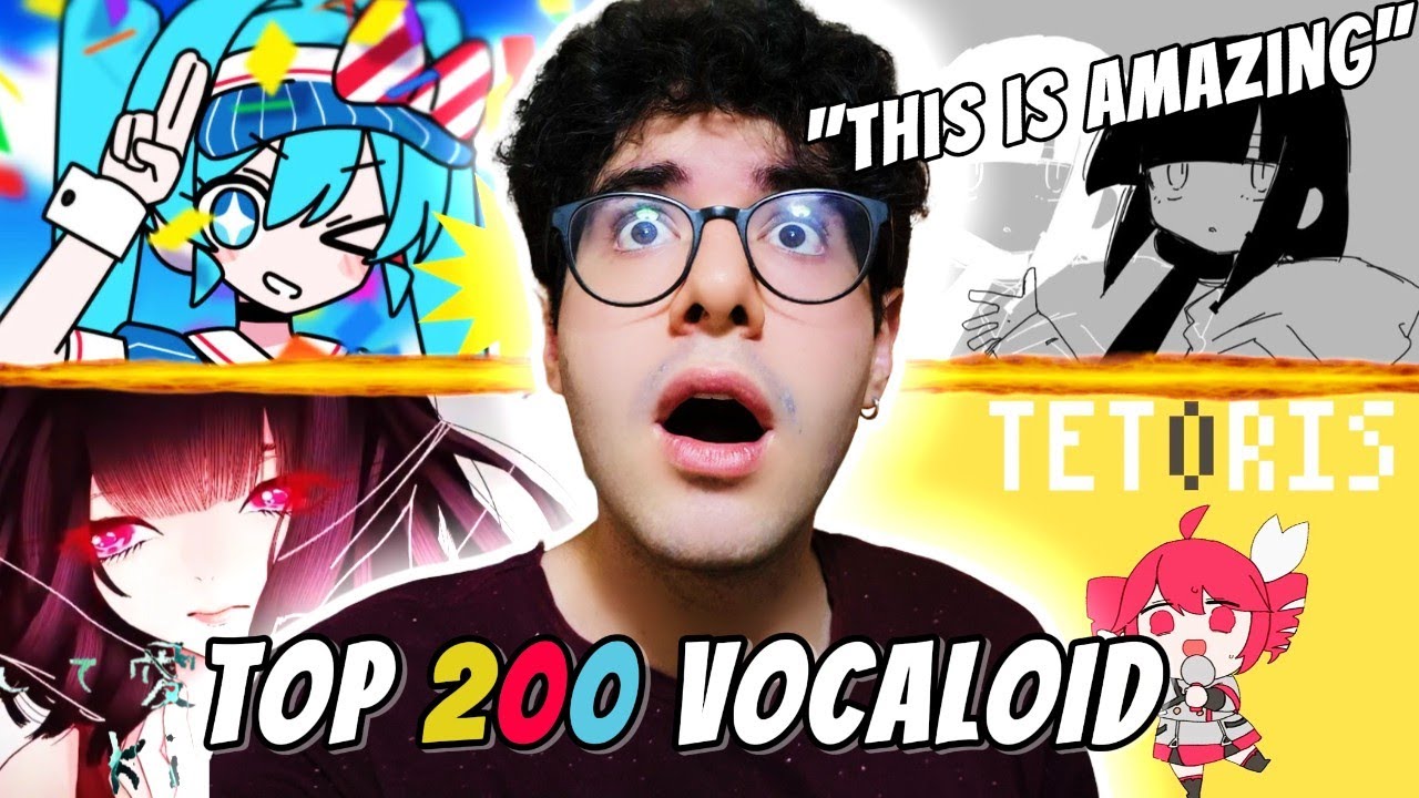 DISCOVERING THE WORLD OF VOCALOID!! | TOP 200 Vocaloid Songs First Reaction