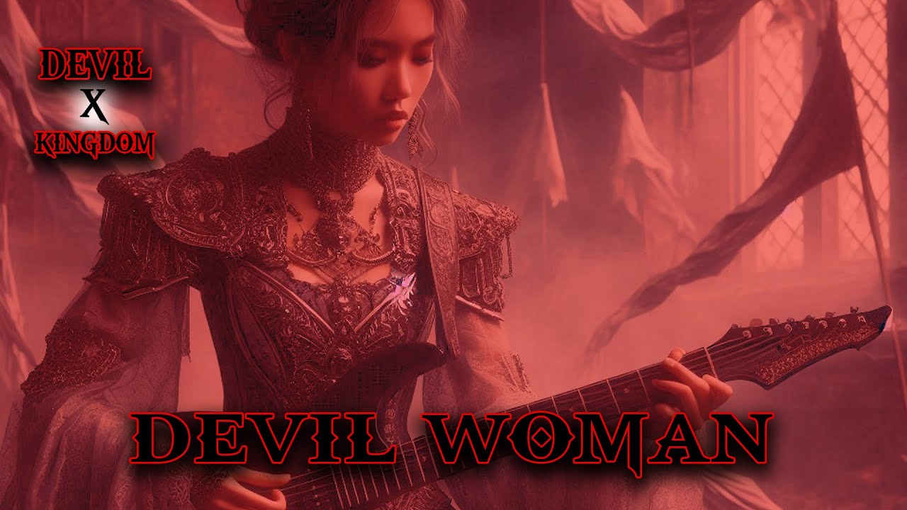 Dark Elegance: Epic Gothic Rock Instrumental by an Asian Female Guitarist in a Mysterious Castle