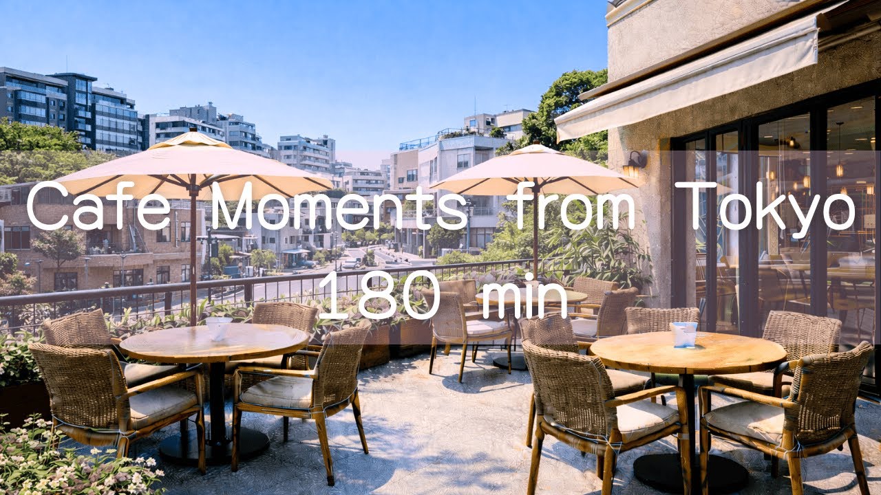 Tokyo Luxury Residential Terrace Café BGM | 180min Relaxing Piano & Japanese Instruments