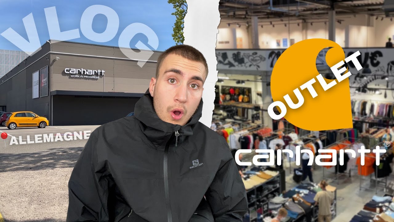 VLOG DANS LE PLUS GRAND OUTLET CARHARTT D'EUROPE !