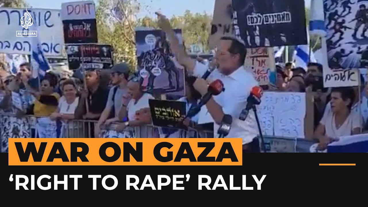 Israeli protesters rally for ‘the right to rape’ prisoners | Al Jazeera Newsfeed
