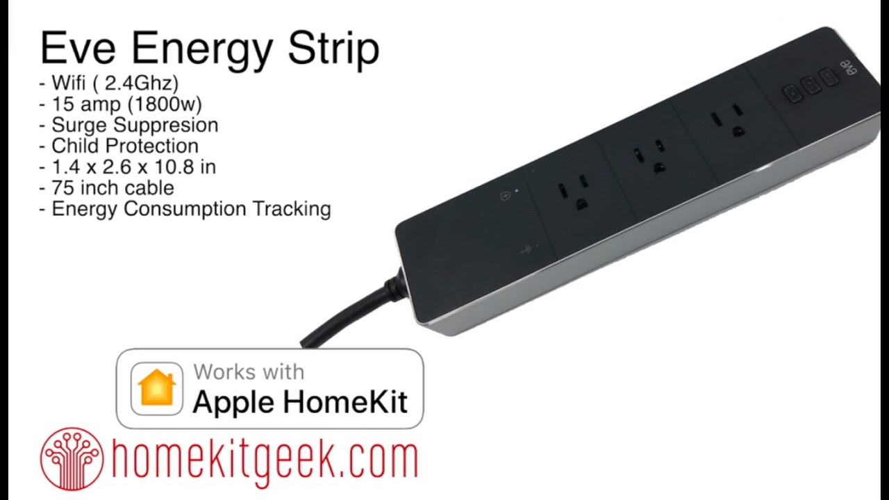 Eve Energy Strip is not your Parents Power Bar