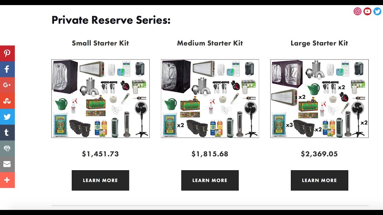Launch of the GreenBox Grown Cannabis Growing Starter Kits: Indoor/Outdoor/ DWC & More