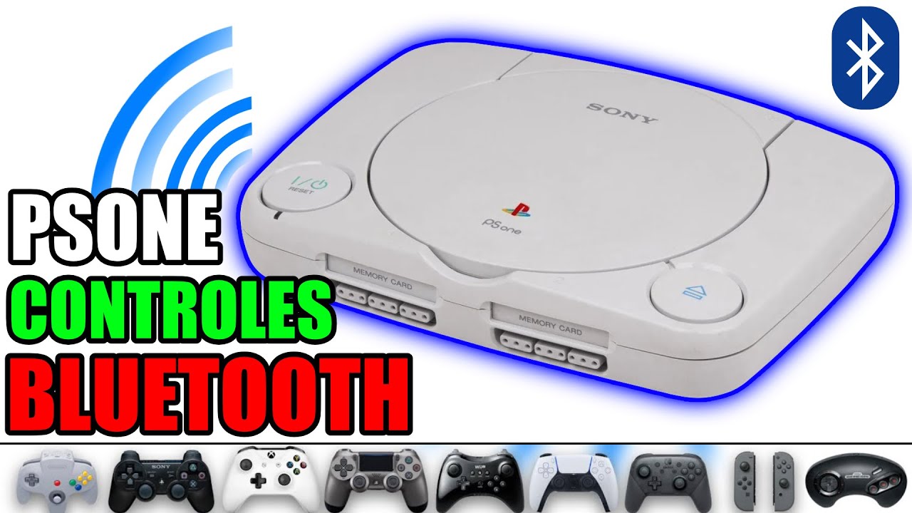 CONTROLES BLUETOOTH en: PSONE.  #BLUERETRO
