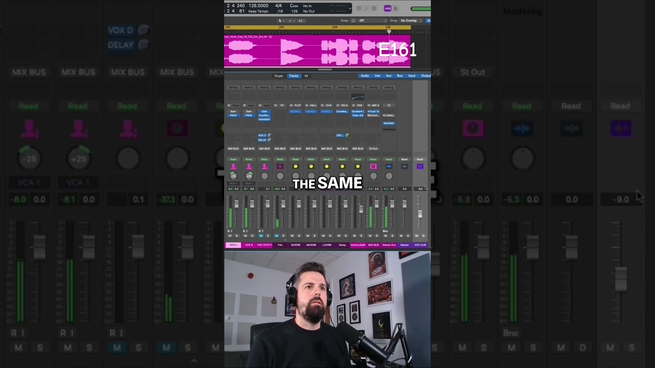 Do this if you duplicate a track | phase correlation check #logicpro #mixingtips #duplicatingtracks