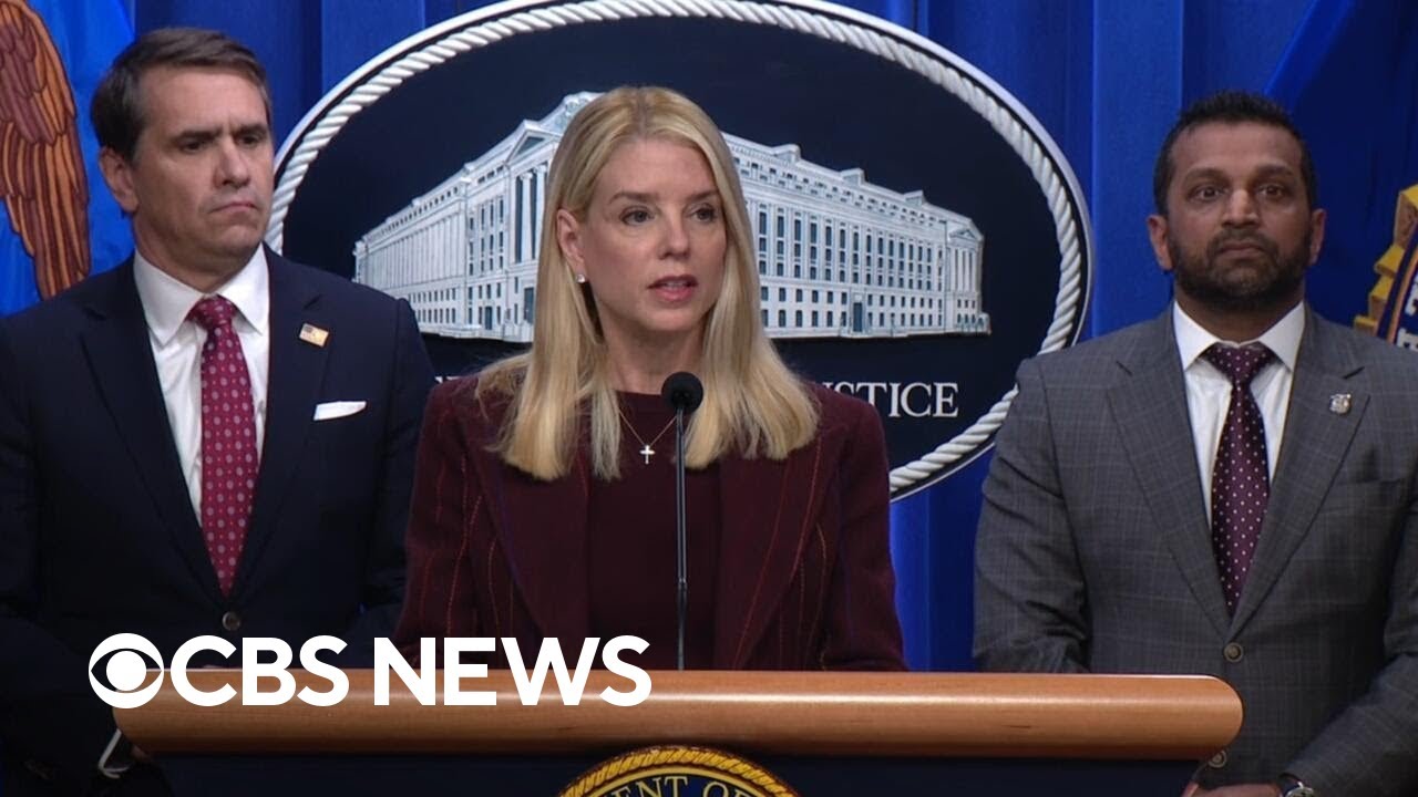 Bondi says DOJ 