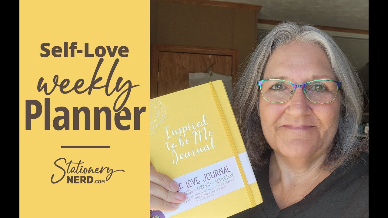 Guided Self-Care Journal Review |  Personal Growth, Wellness, Reflection | Stationery Nerd Demo Desk