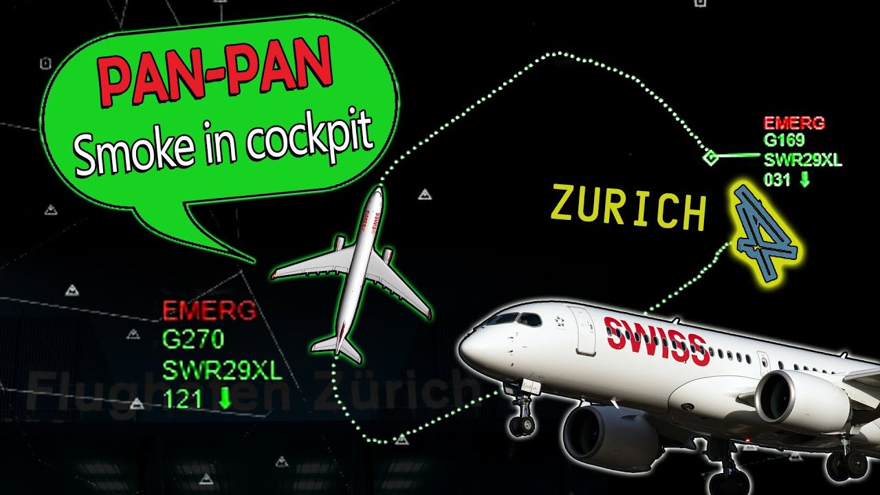 Swiss A220 | SMOKE IN THE COCKPIT | Emergency return to Zurich