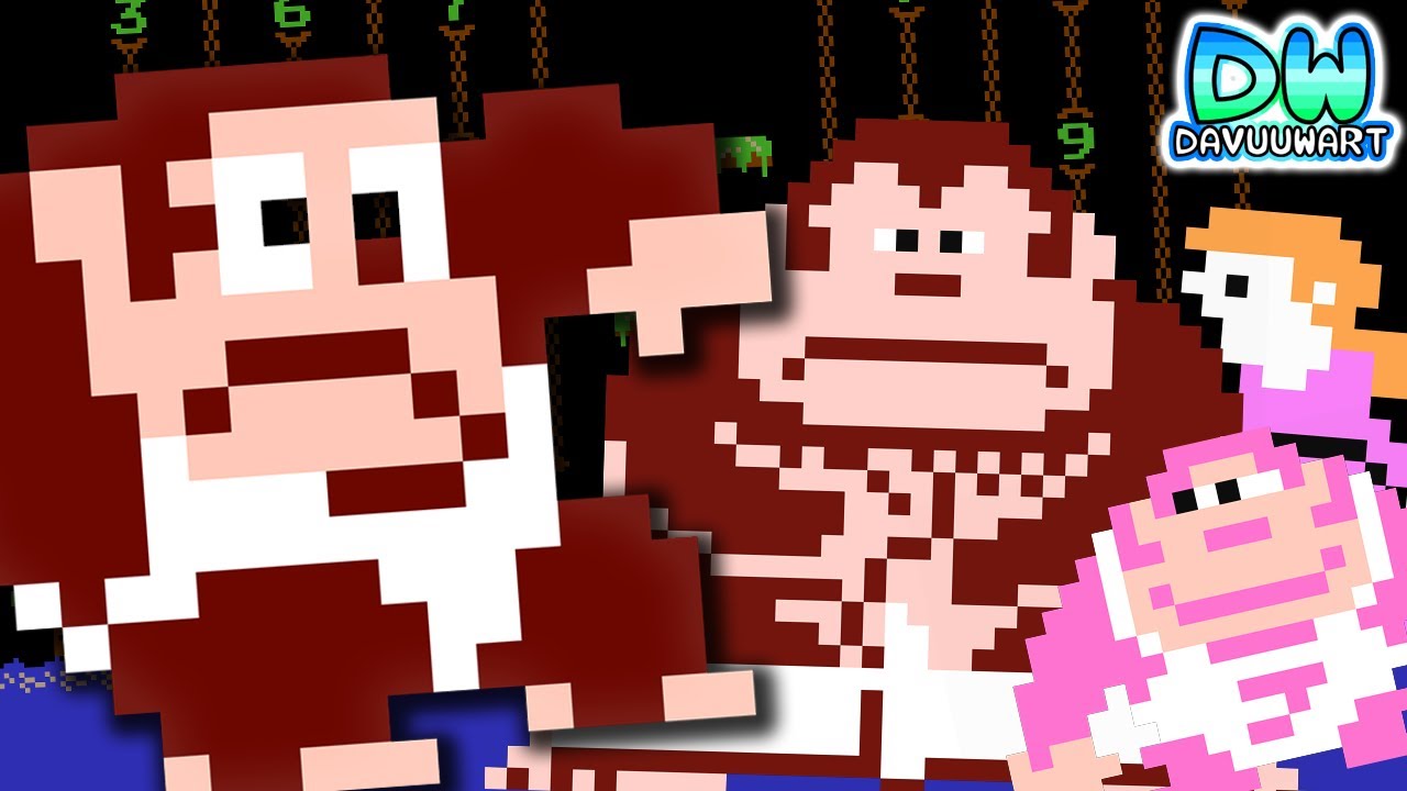 Donkey Kong Jr Math SURREALISTA! 🦍➕👨&zwj;👦 | animaci&oacute;n/parodia de DavuuWart