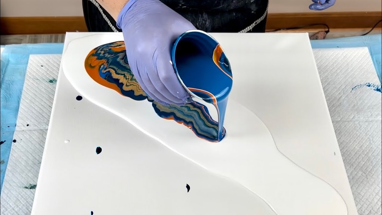 COLORIFIC! Two Acrylic Straight Pours - Fluid Art - Smack Art!
