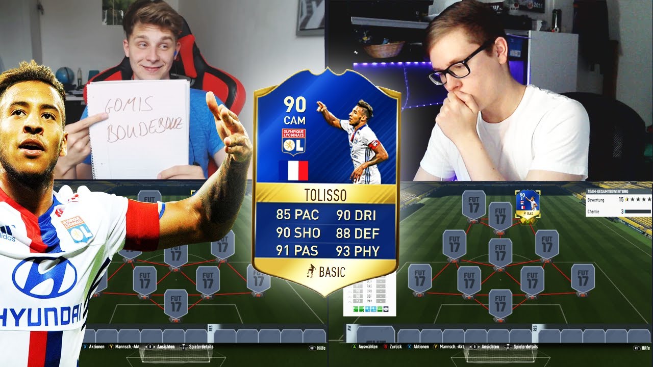 FIFA 17: TOTS TOLISSO 90 SQUAD BUILDER SHOWDOWN vs FIFAGAMING 😱🔥😈