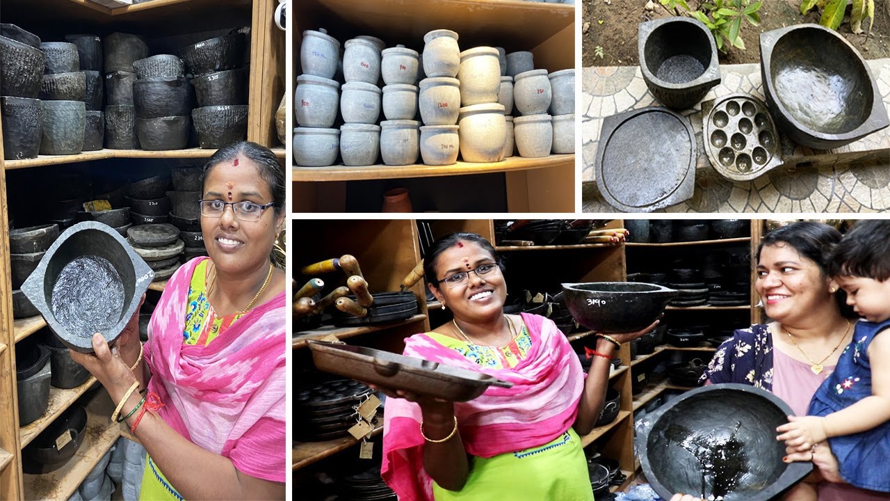 STONE VESSELS / நமது சமையலுக்கு முதன் முறையாக வாங்கிய கல் சட்டிகள் / வீடு தேடி வரும் கல் சட்டிகள்