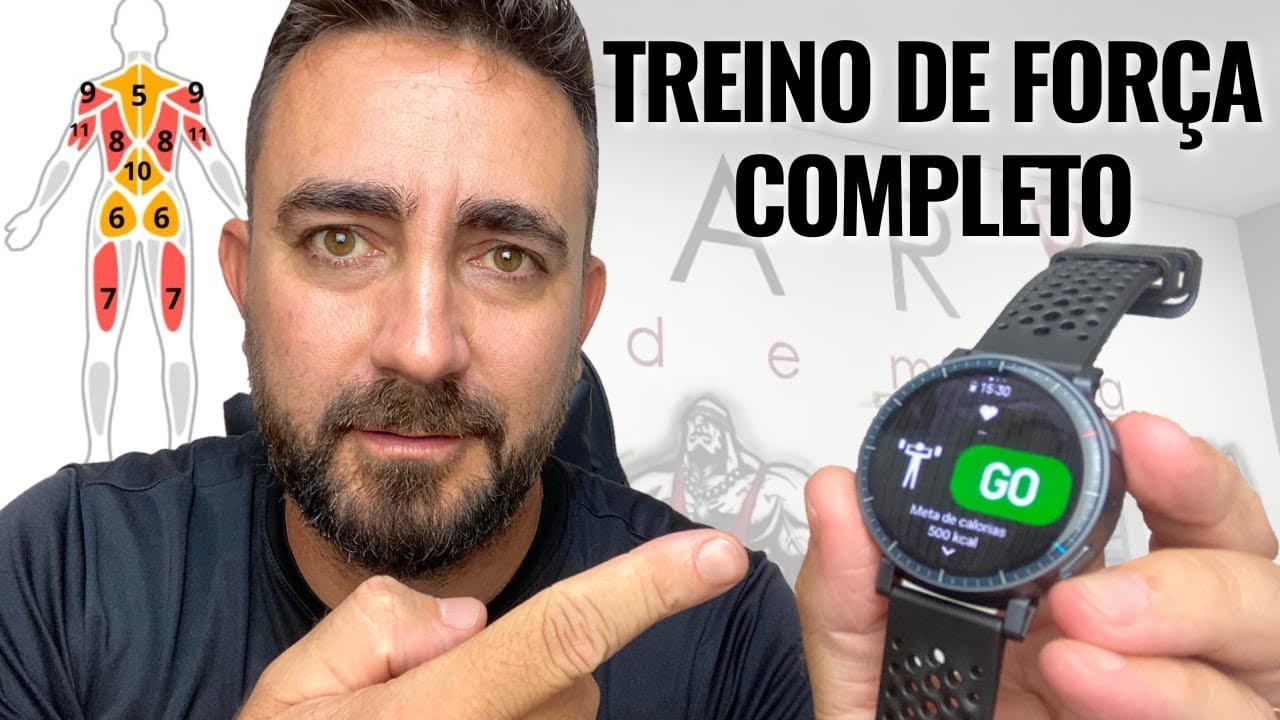 COMO MONTAR E EXECUTAR TREINO DE FORÇA NO SMARTWATCH AMAZFIT ACTIVE MAX. DICAS E TRUQUES IMPORTANTES