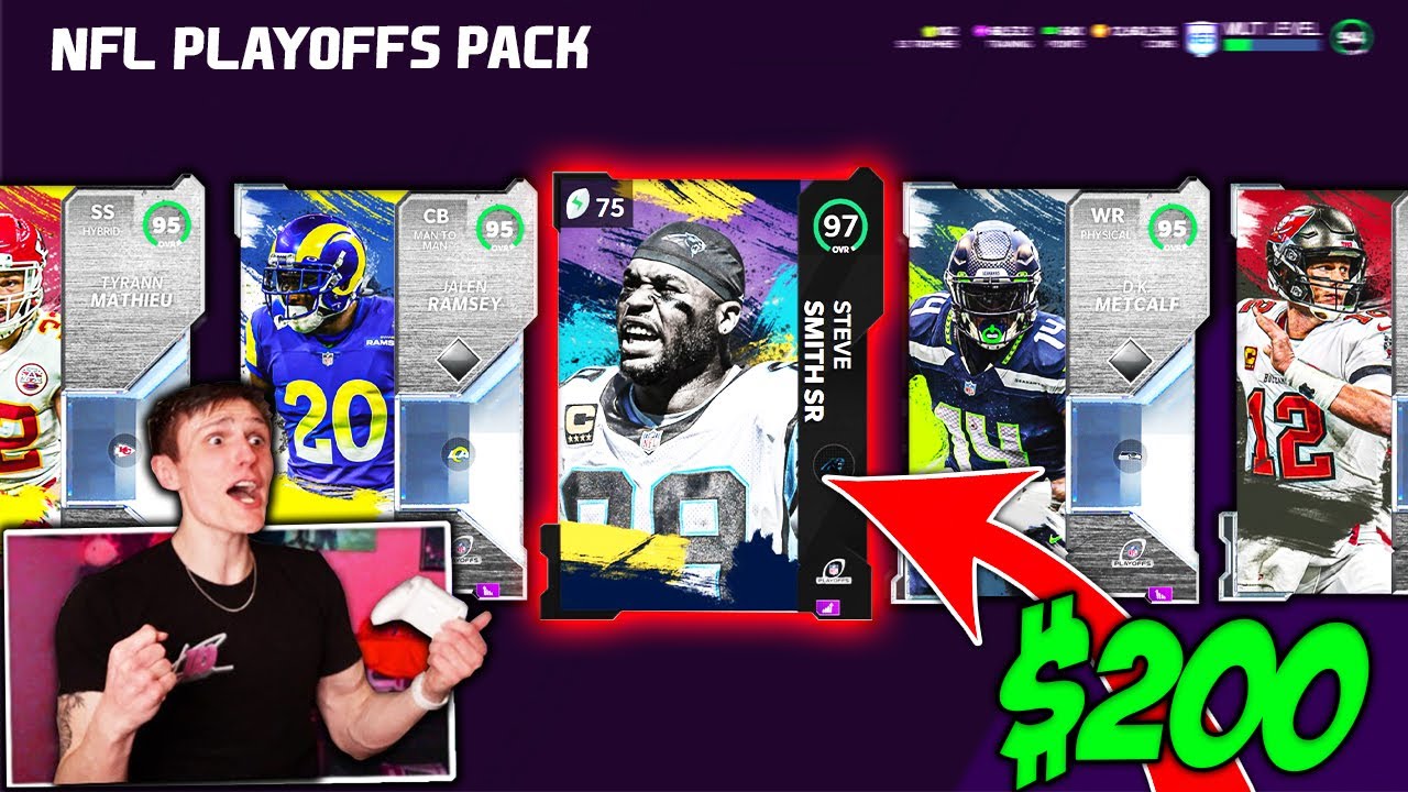 *INSANE PACKS* $200 Playoffs Pack Opening... - Madden 21 Ultimate Team