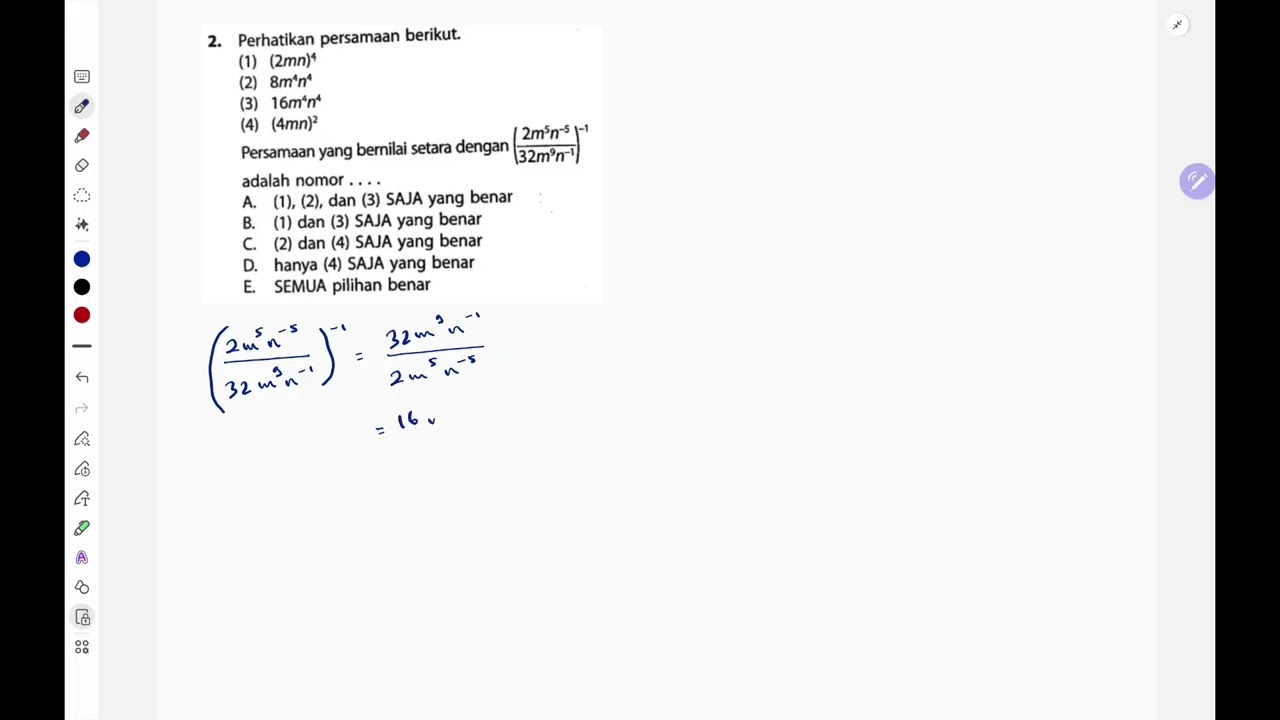 Telaah soal 2 TKA Matematika Wajib