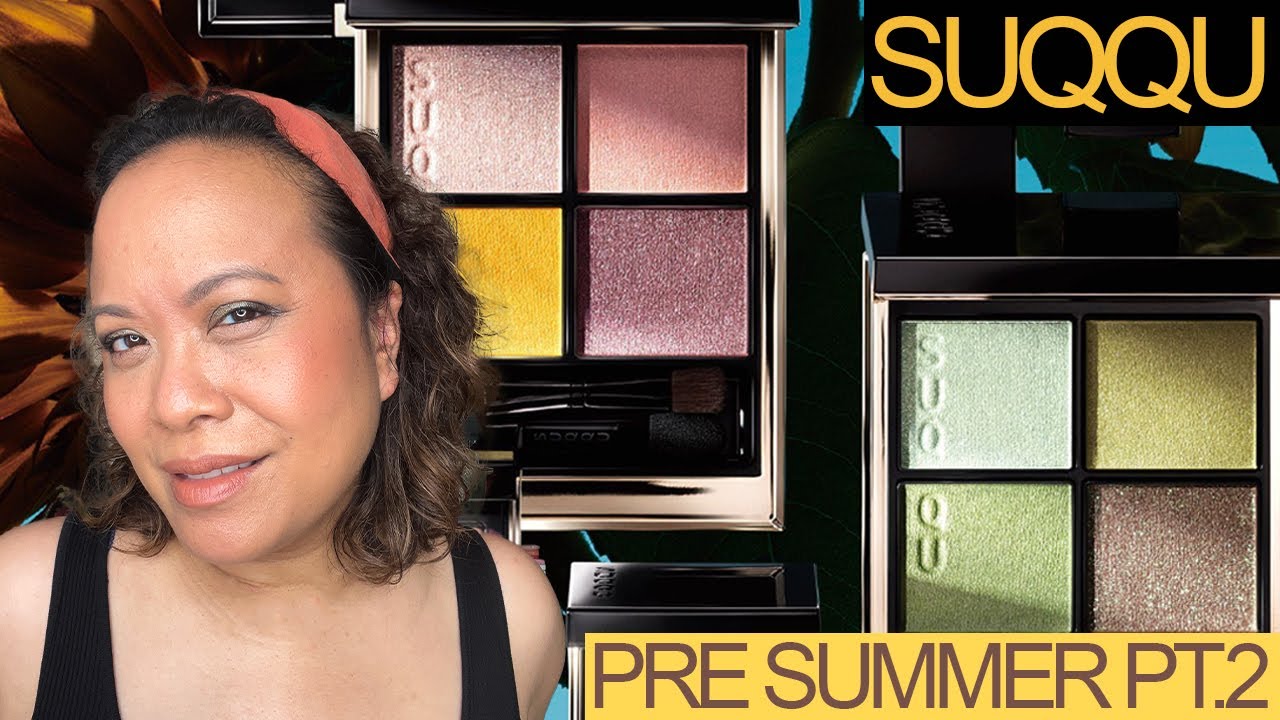 Suqqu Pre Summer 2023 Collection Part 2 Exclusive - 123 & 124 Eyeshadow Quads Before Launch |2 Looks